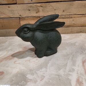 Vintage 1985 Franklin Mint Bronze Bunny Rabbit Statue